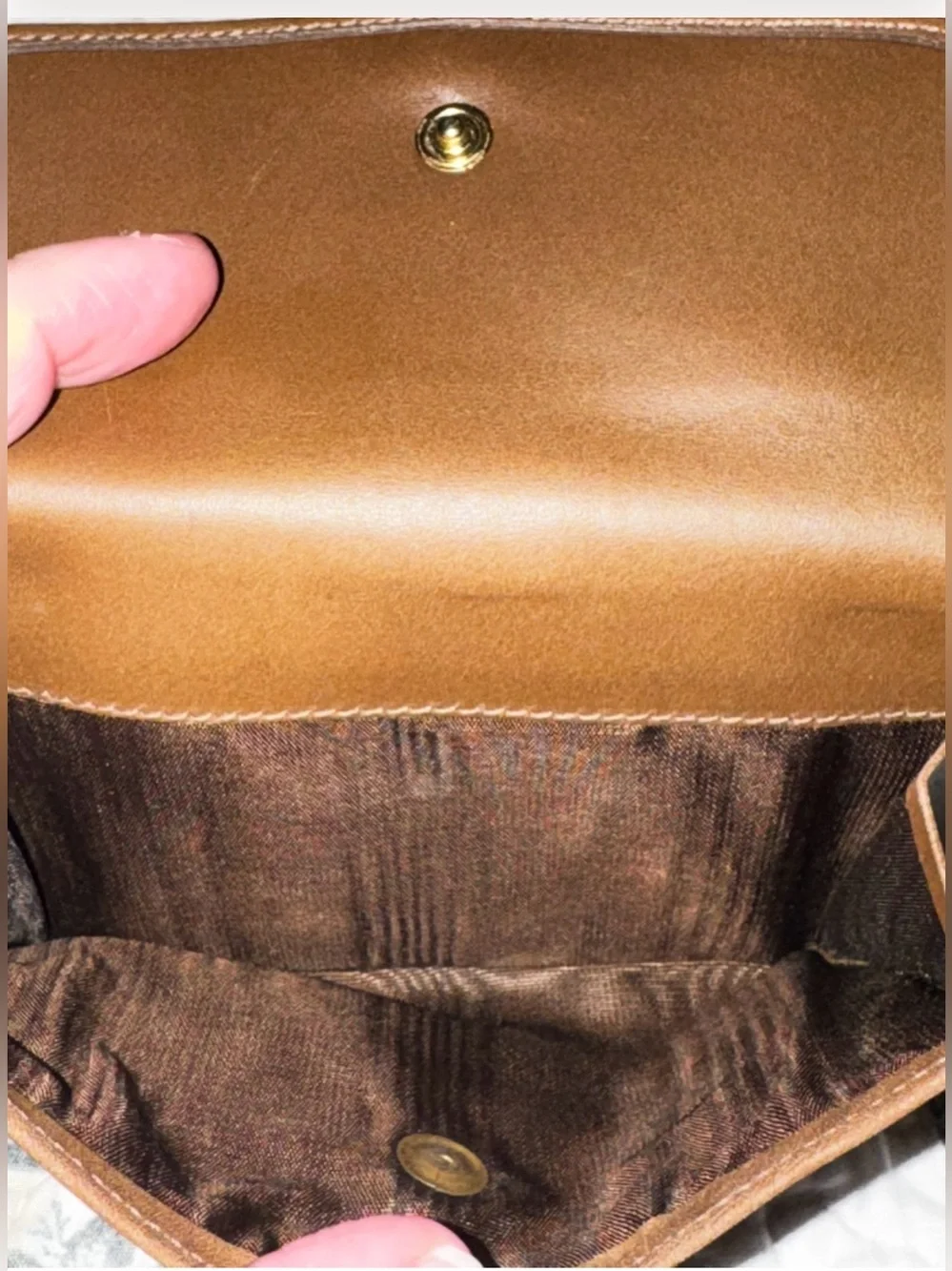 Mario Valentino Vintage Italian Leather Monogram Wallet unisex - EUC